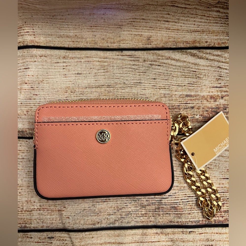 MEDIUM SAFFIANO LEATHER CHAIN CARD HOLDER CASE - Picture 5 of 11